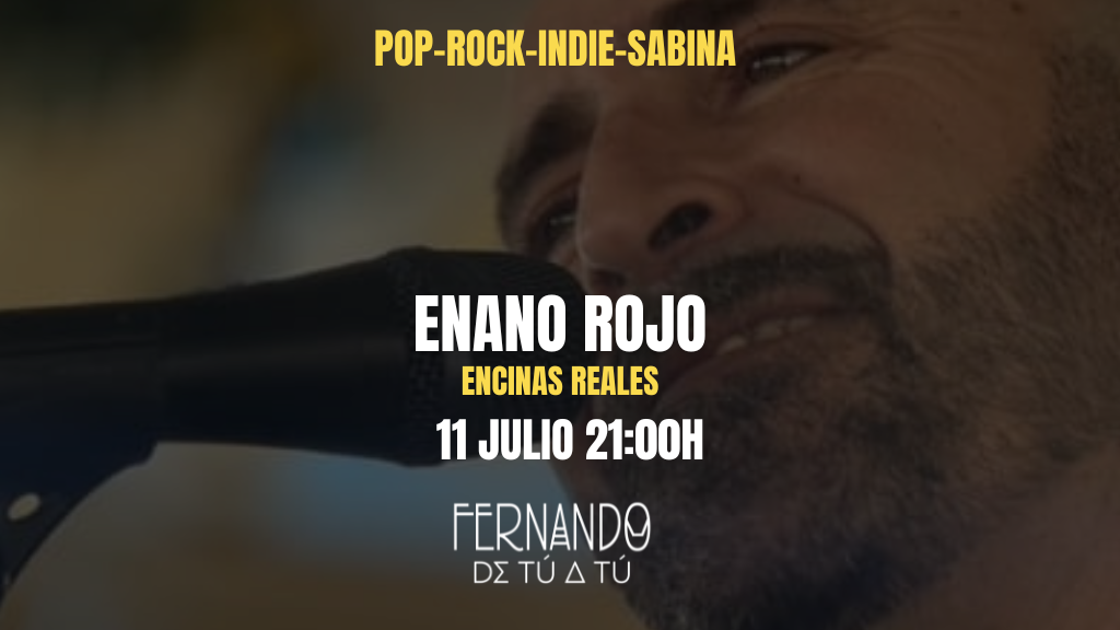 Fernando de Tú a Tú actuando como cantante en Málaga y cercanías en el local El Enano Rojo de Encinas Reales.
